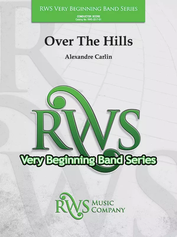 Over The Hills: Concert Band Conductor Score