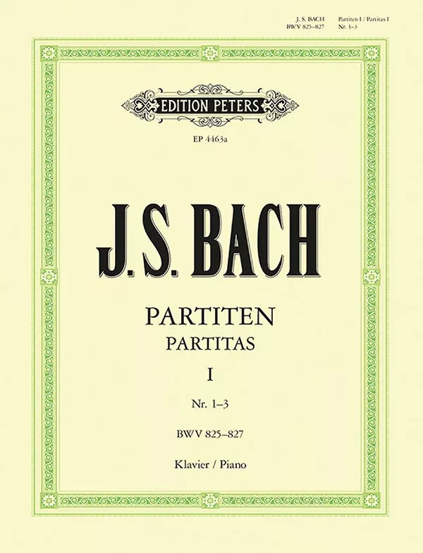 Partitas BWV 825-830 Vol.1: Piano (Solo)