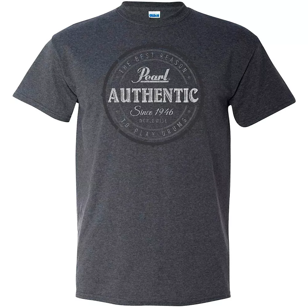 Pearl Authentic Tee Large Dark Gray