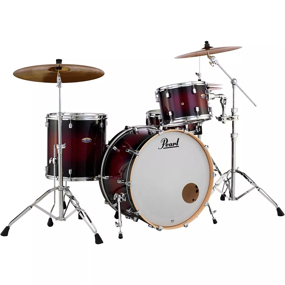 Pearl Decade Maple 3-Piece Shell Pack With 24" Bass Drum Gloss Deep Red Burst