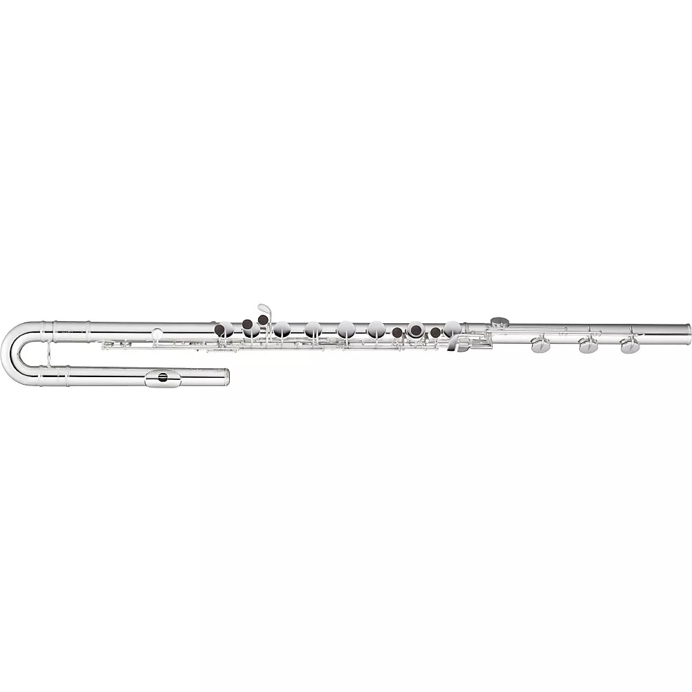 Pearl Flutes 305 Series Bass Flute B Foot, Split E, with Crutch