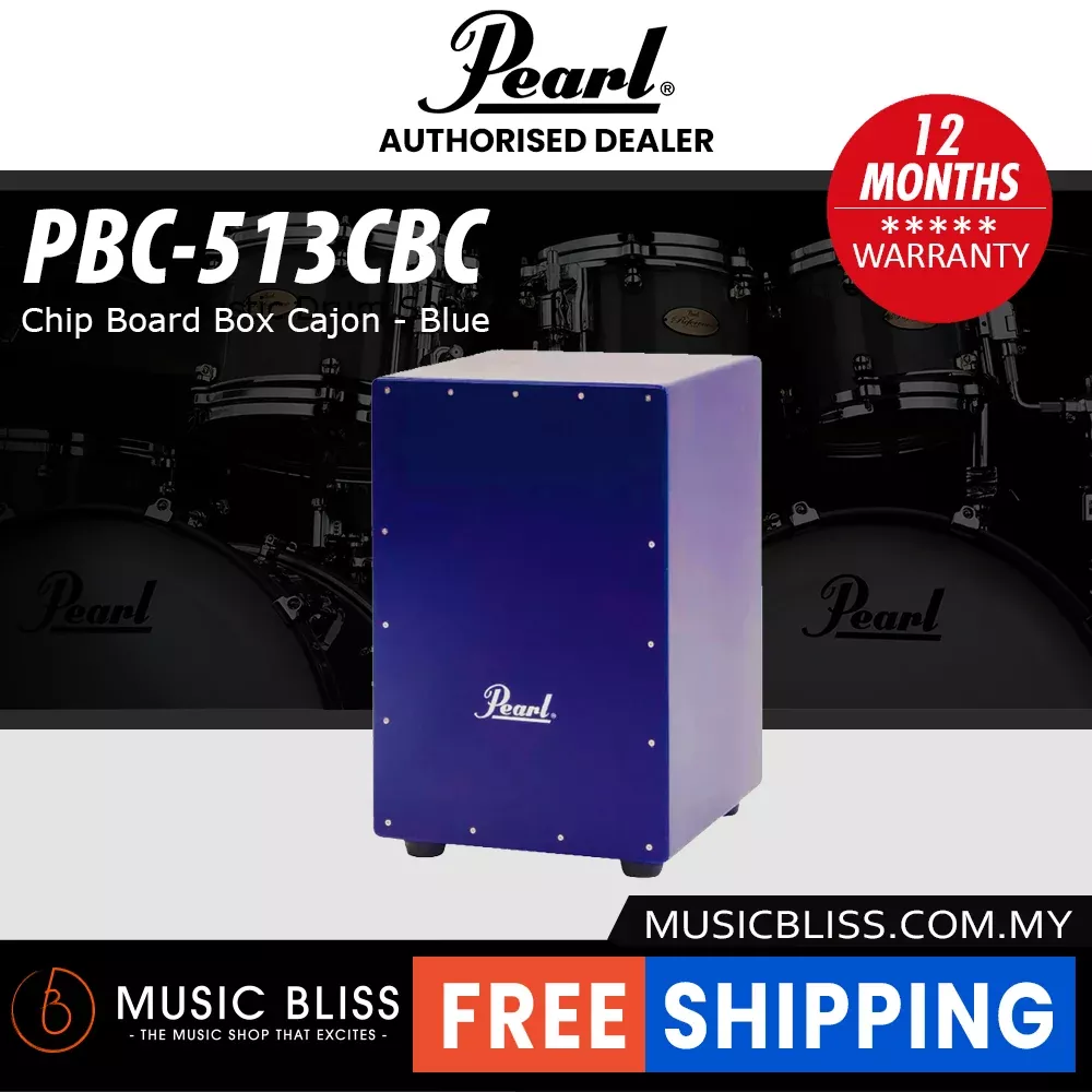Pearl PBC513CBC Chip Board Box Cajon – Blue