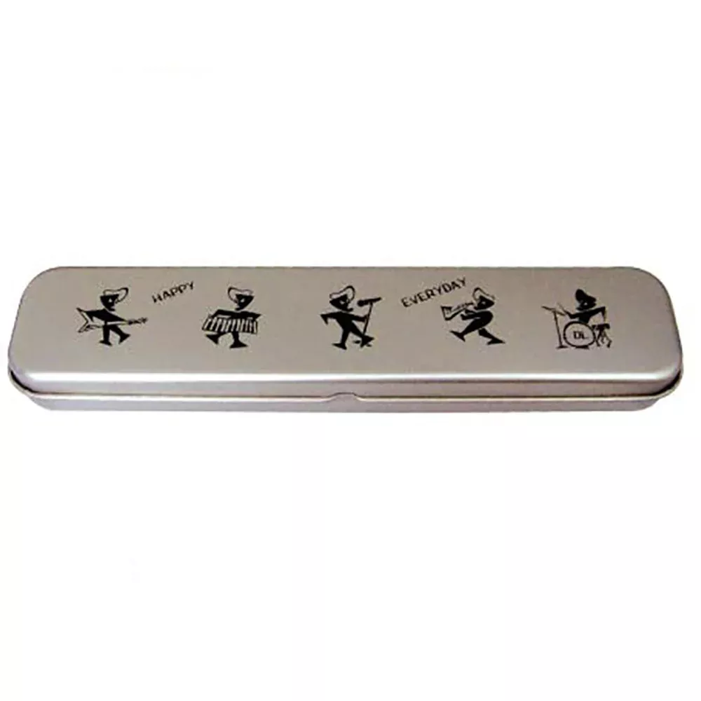 Pencil case (Tin: 195 x 45mm) - Musicians
