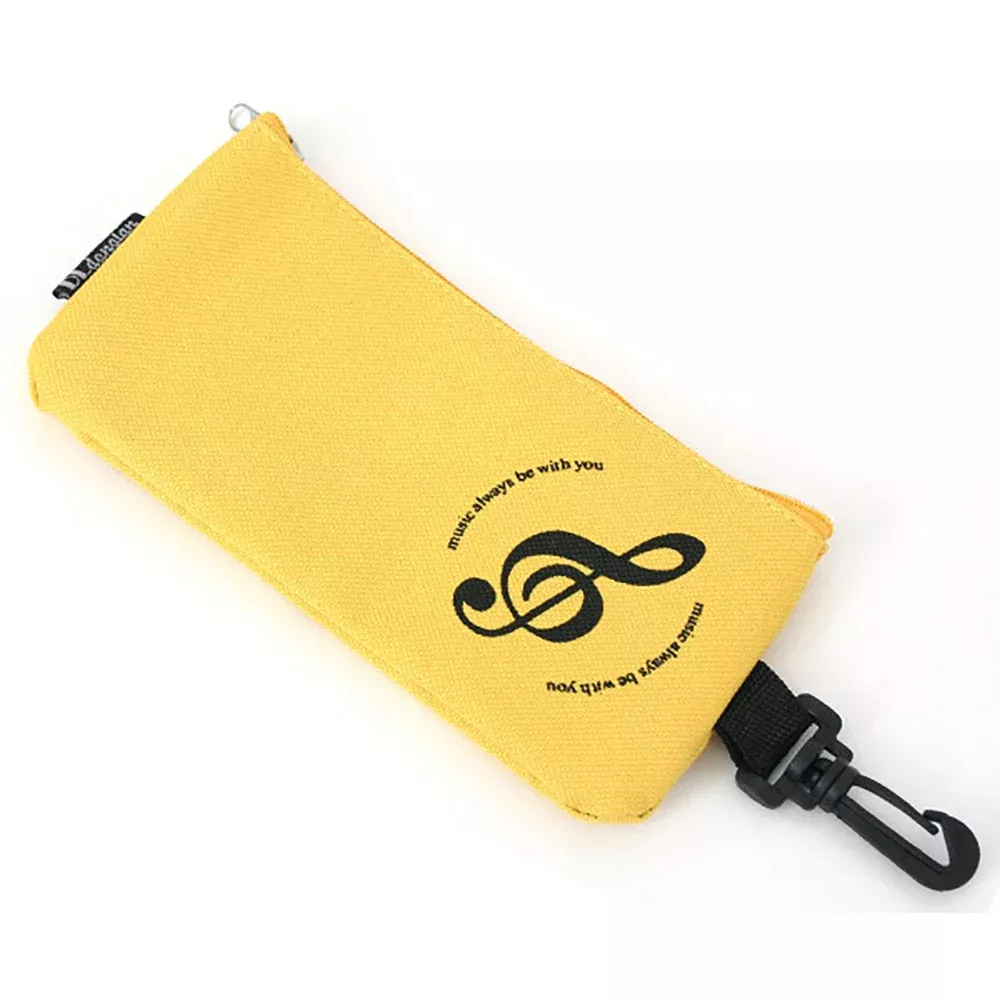 Pencil case – Yellow w/Clef