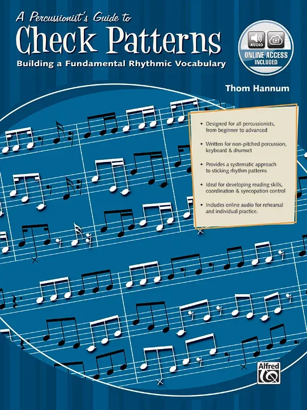 A Percussionist's Guide to Check Patterns: Drum Book & Online Audio