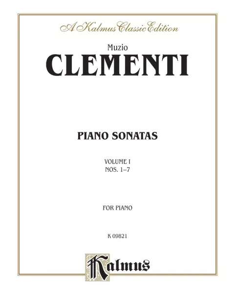 Piano Sonatas, Volume I (Nos. 1-7): Piano Book