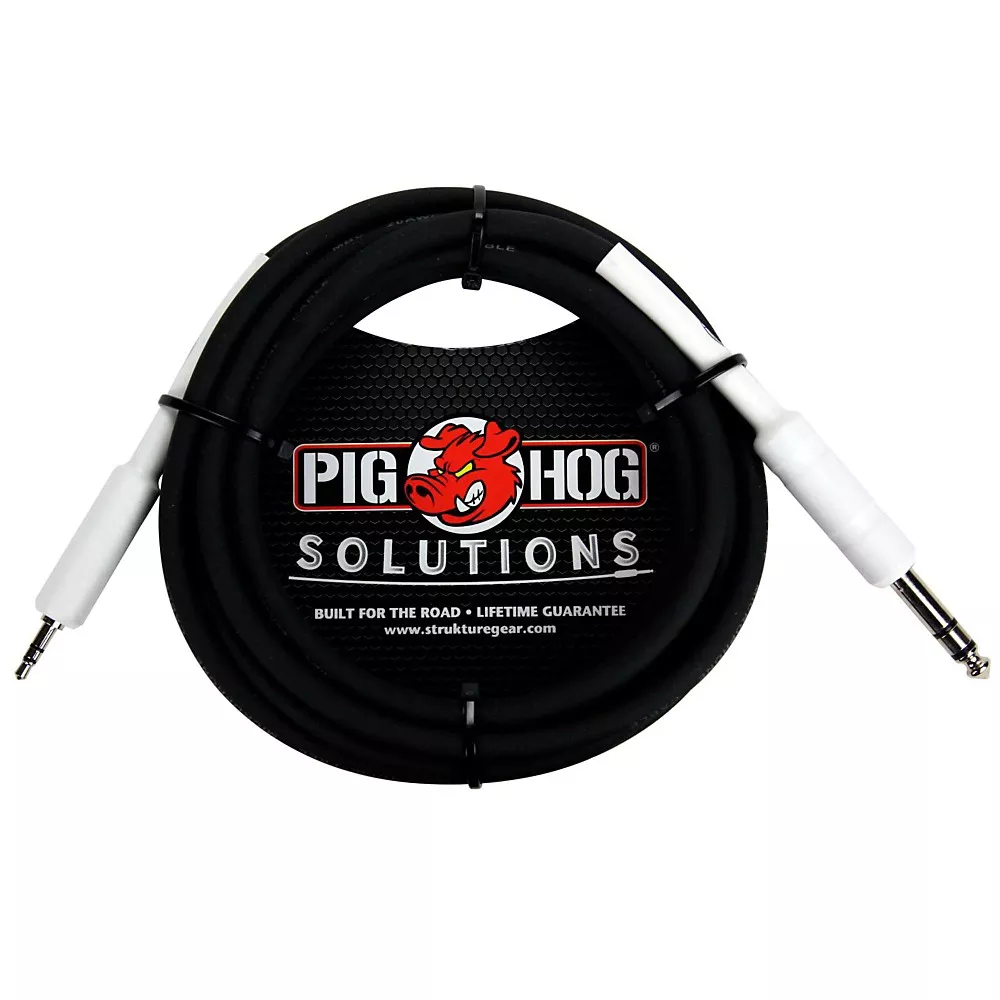 Pig Hog Solutions 1/4 TRS to 1/8 Mini Adapter Cable 6 ft.