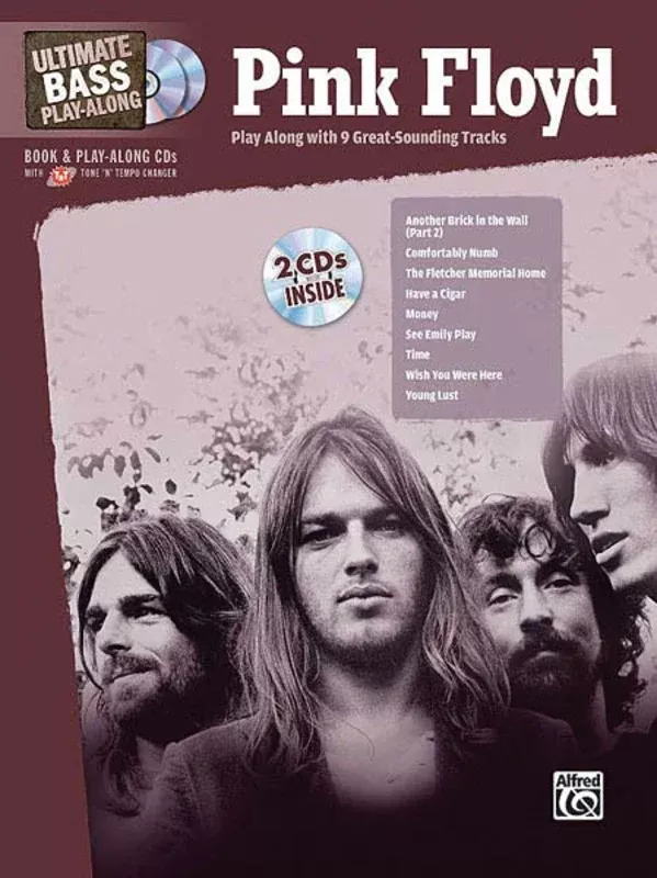 Pink Floyd Ultimate Bass Play Along Book & 2 CD