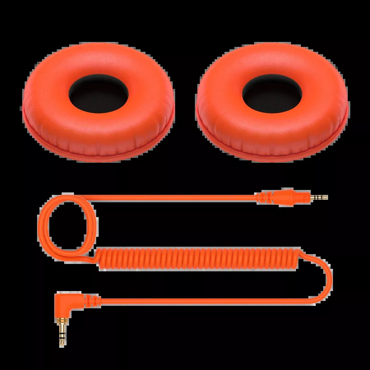 Pioneer DJ Coiled Cable And Ear Pads in Orange