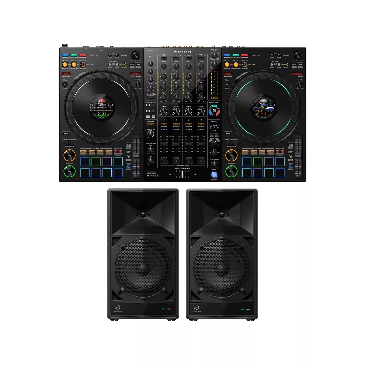 Pioneer FLX-10 w/ AlphaTheta WAVE EIGHT Bundle