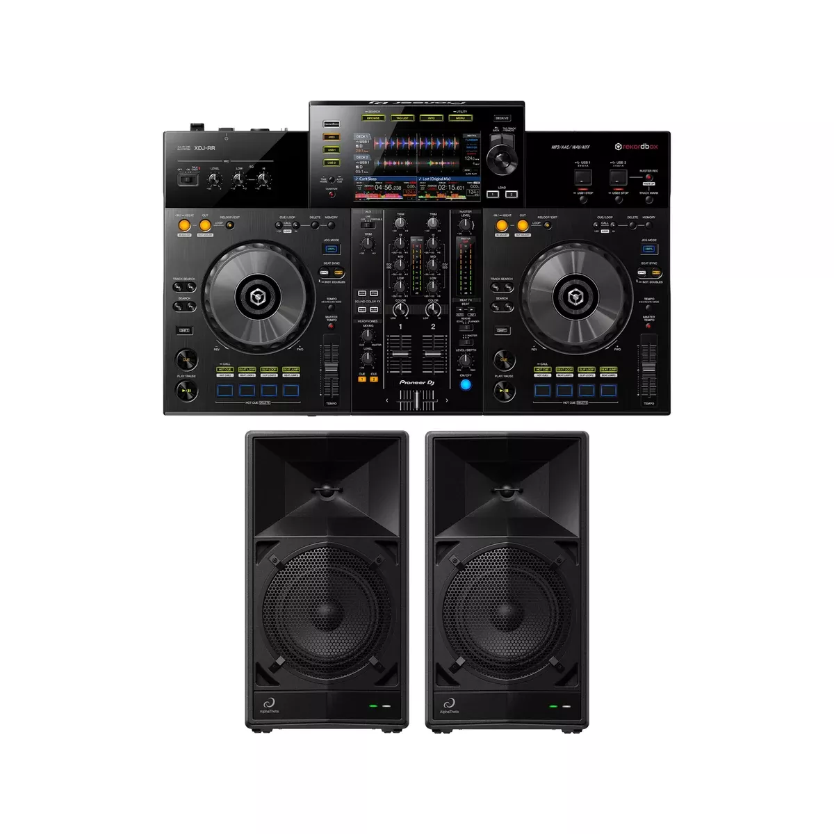 Pioneer XDJ-RR w/ AlphaTheta WAVE EIGHT Bundle