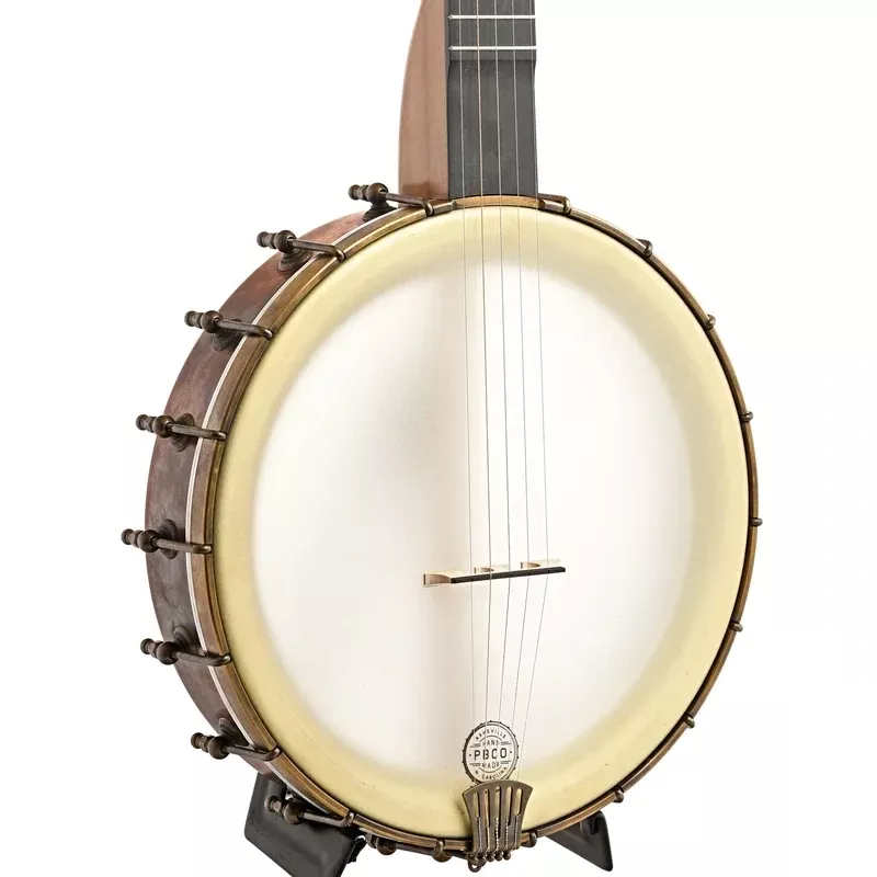 Pisgah 12″ Cherry Rambler Dobson Special Copper Openback Banjo, Standard Scale