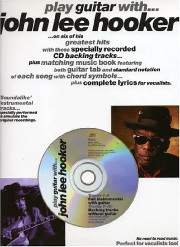 Play Guitar With John Lee Hooker Guitar Tab BK/CD