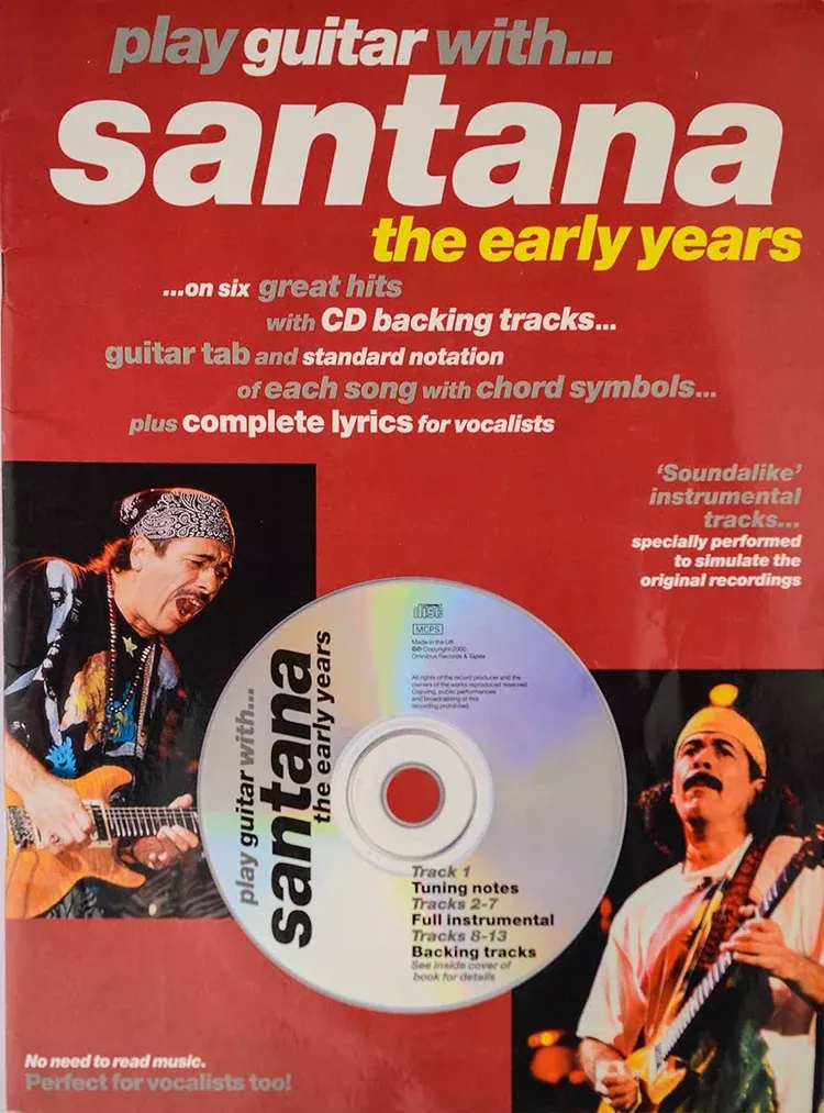 Play Guitar With Santana Early Years Guitar Tab BK/CD