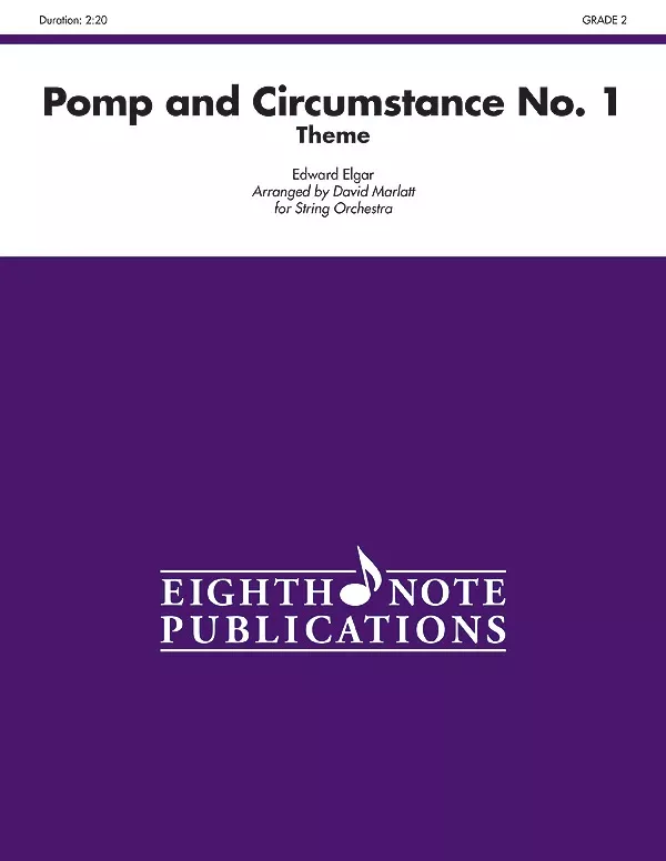 Pomp and Circumstance No. 1: String Orchestra Conductor Score & Parts