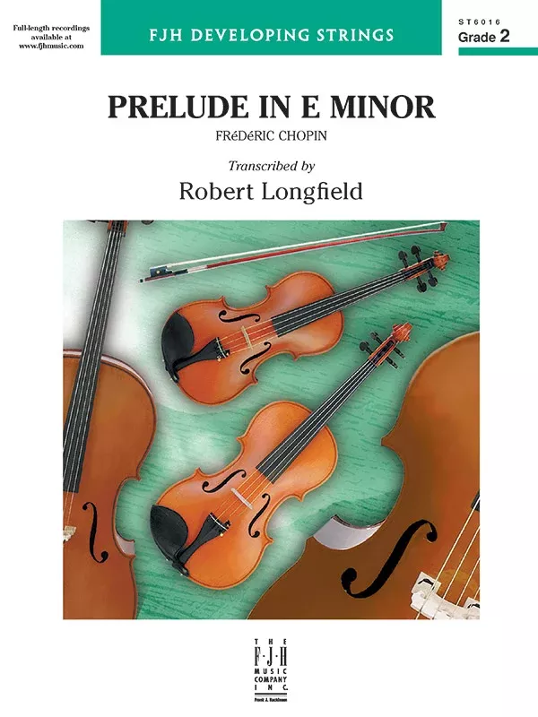 Prelude in E Minor: String Orchestra Conductor Score & Parts