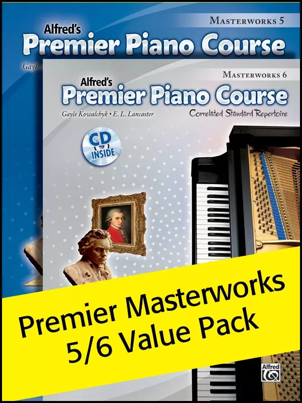 Premier Piano Course, Masterworks 5 & 6 (Value Pack): Piano Packet