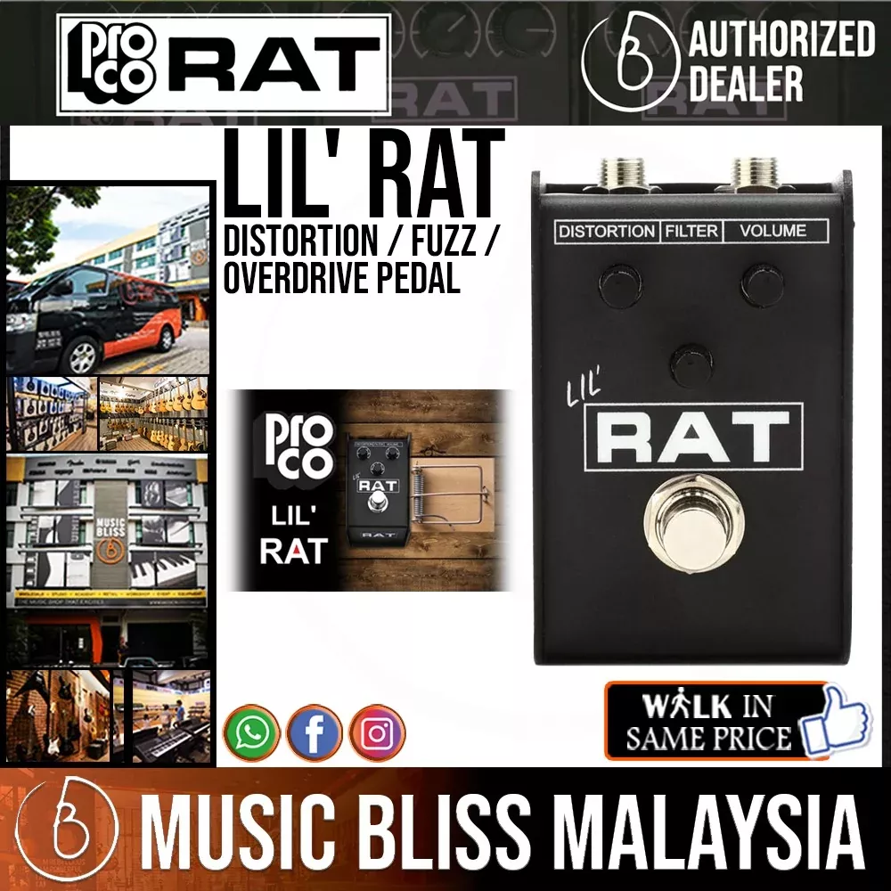 Pro Co Lil’ RAT Distortion / Fuzz / Overdrive Pedal