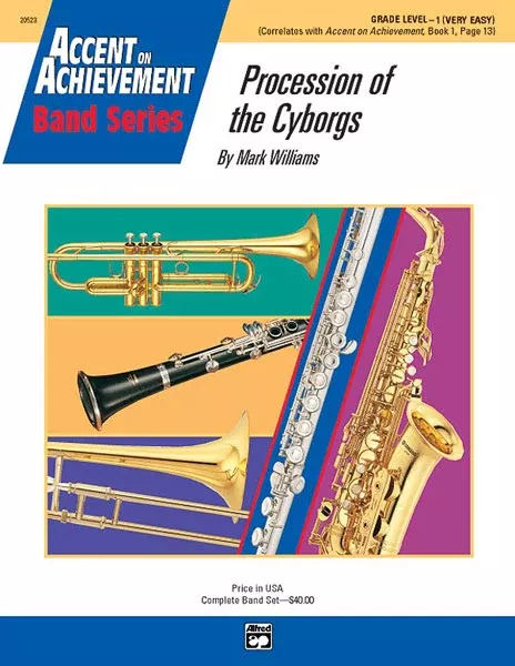 Procession of the Cyborgs: Concert Band Conductor Score & Parts