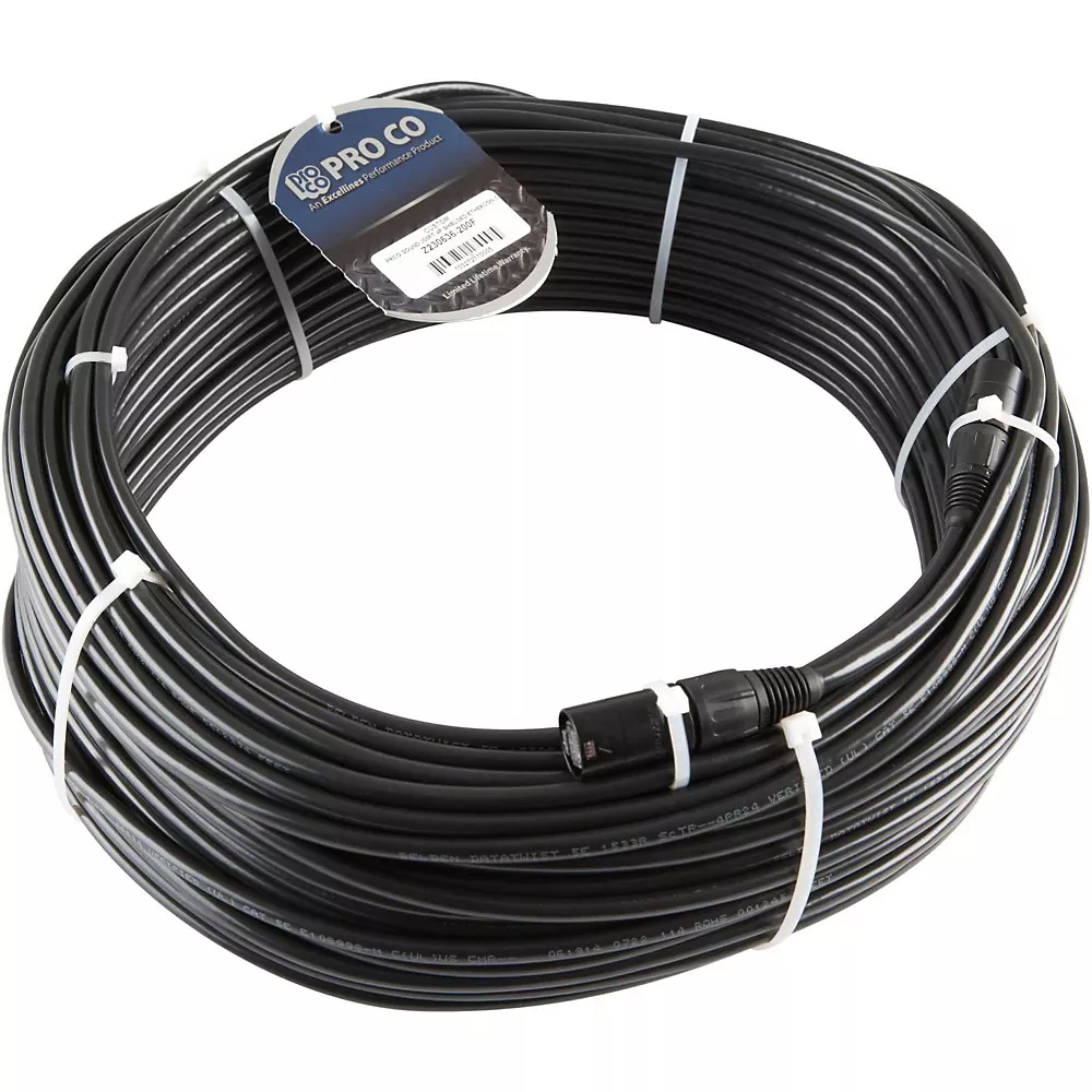 ProCo EtherCON/EtherCON Cat 5e 4P Shielded - 300 ft.
