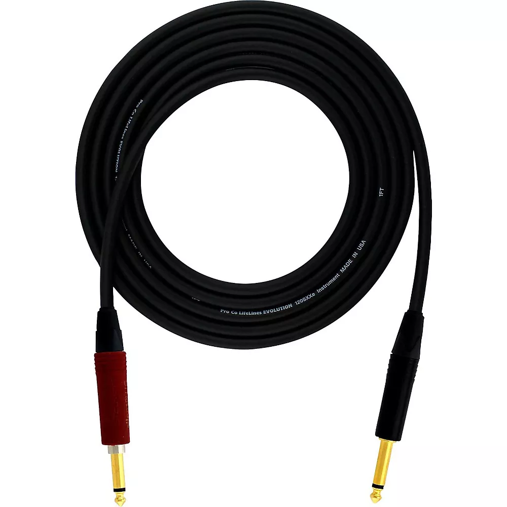 ProCo Evolution Studio/Stage Silent Straight - Straight Instrument Cable 12 ft.
