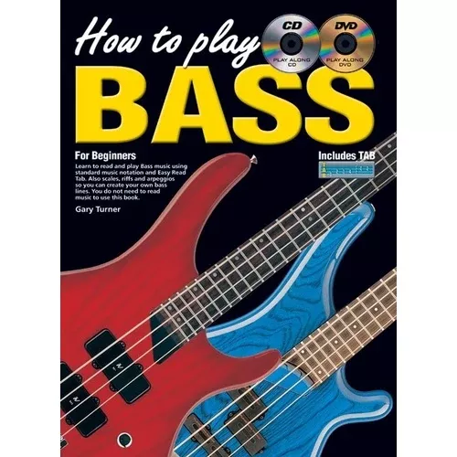 Progressive How to Play Bass for Beginners Book /CD/DVD
