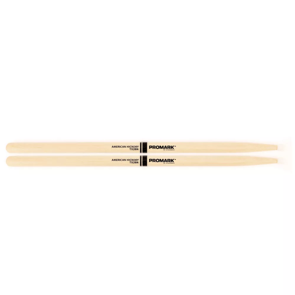 PROMARK HICKORY 2B NYLON TIP DRUMSTICKS - TX2BN
