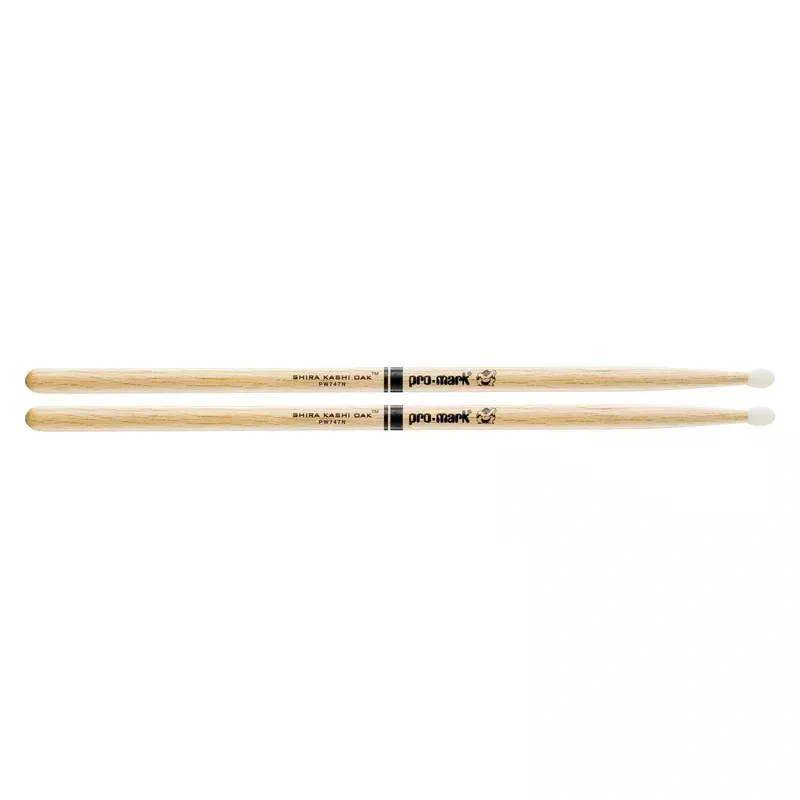 Promark PW747N Japanese White Oak Nylon Tip Drumsticks