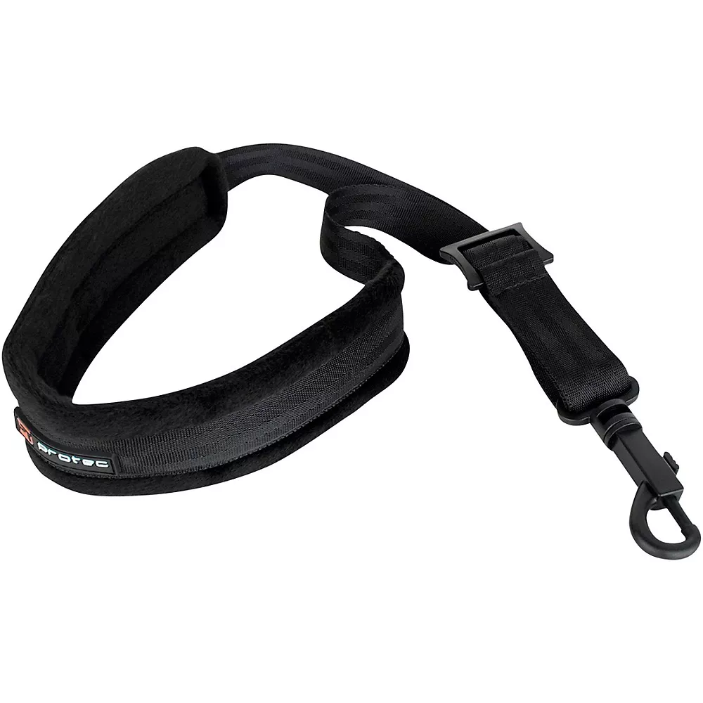 Protec Saxophone Neck Strap with Velour Neck Pad and Plastic Swivel Snap, 22-In. Length 20 in.