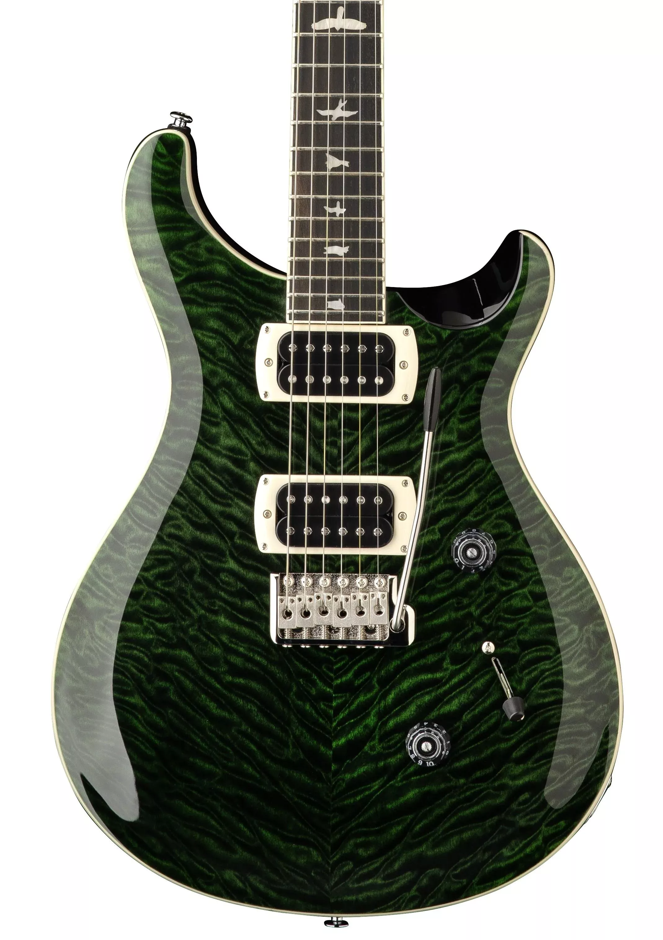PRS SE Custom 24 Quilt Electric Guitar in Teal Black