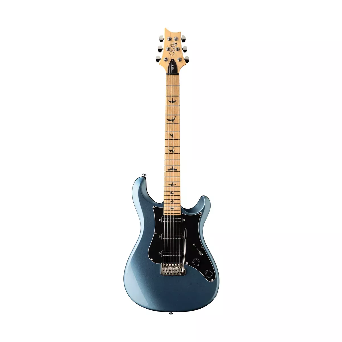 PRS SE NF3 Electric Guitar w/Bag, Maple FB, Ice Blue Metallic