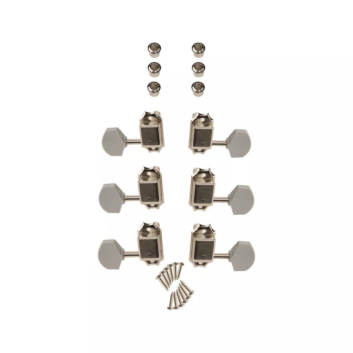 PRS SE Silver Sky Tuners w/Gray Buttons, Set of 6