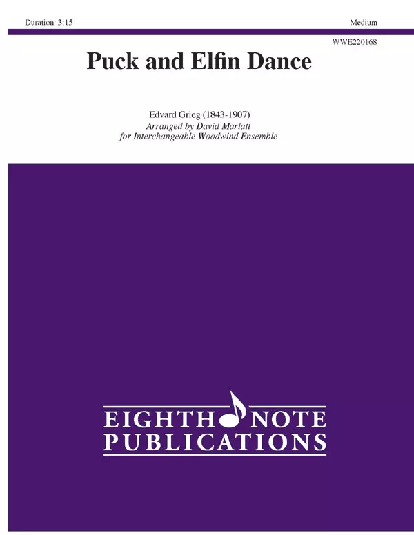 Puck and Elfin Dance: Interchangeable Woodwind Ensemble Score & Parts