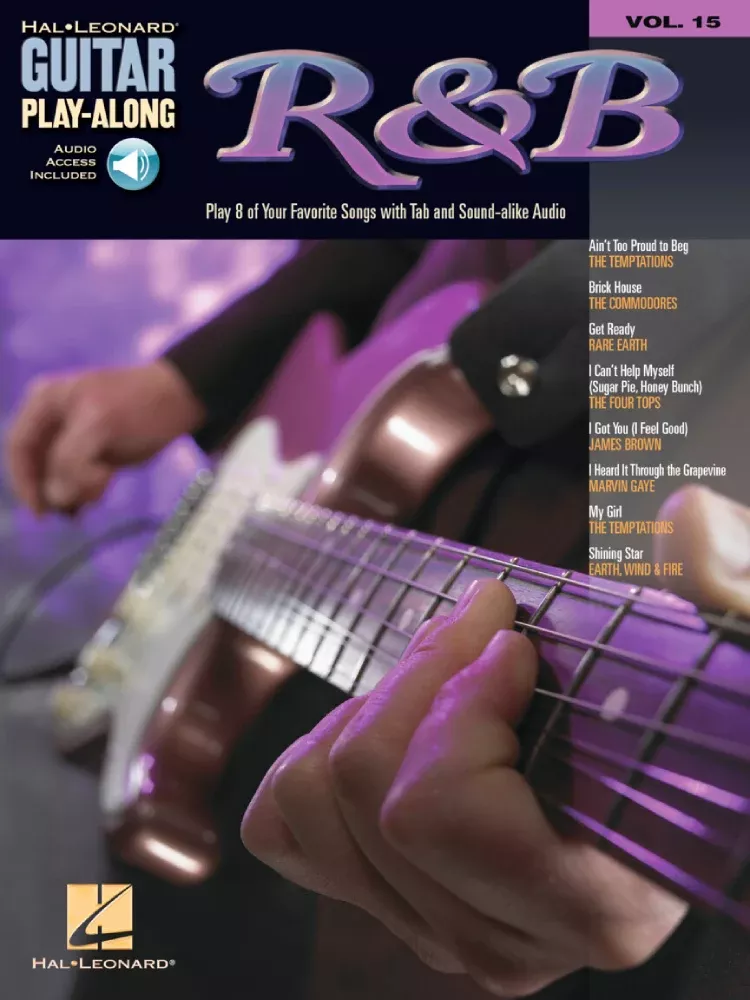 R & B Guitar Play Along Volume 15 Bk/Ola