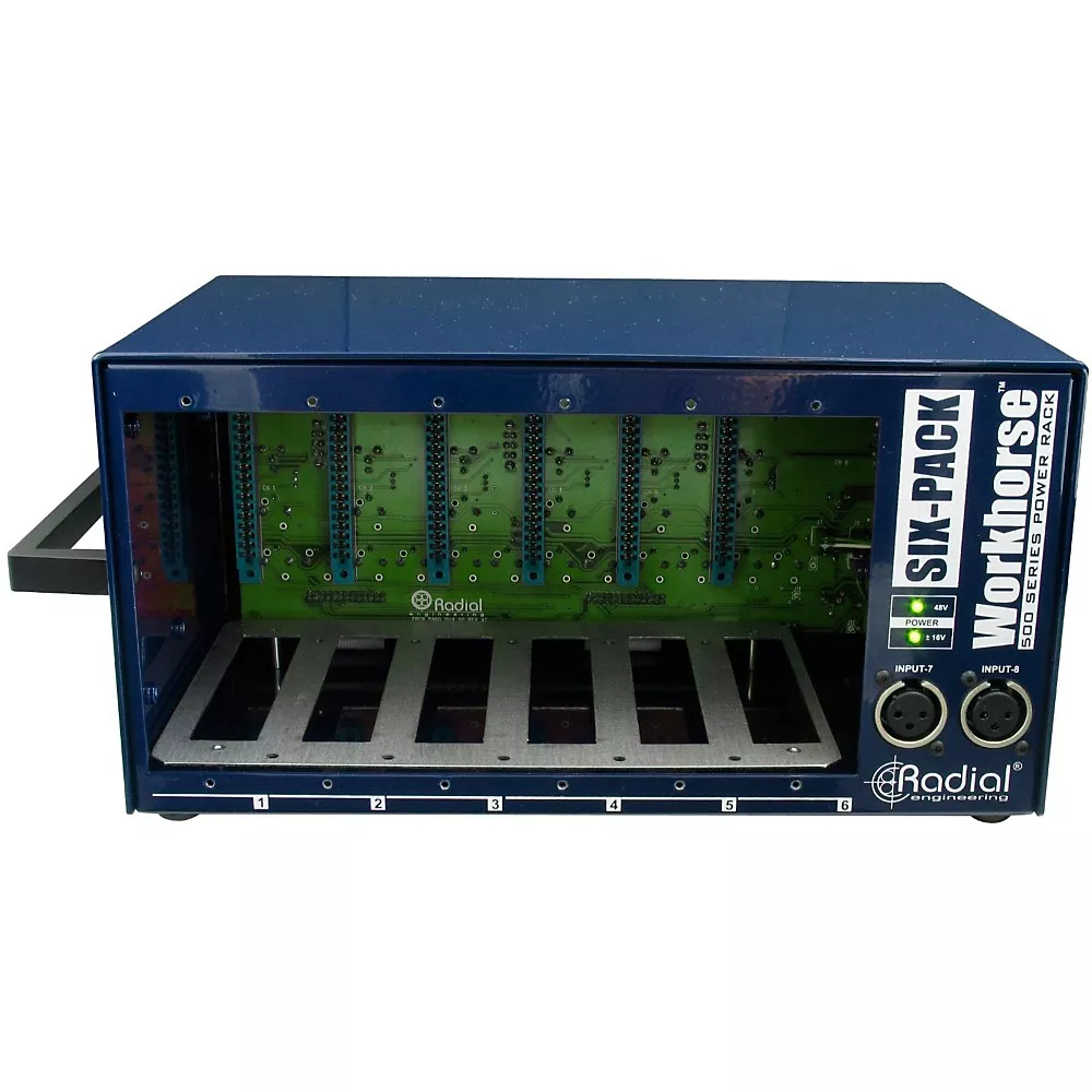 Radial Engineering Workhorse - SixPack 500 Series Desktop Rack