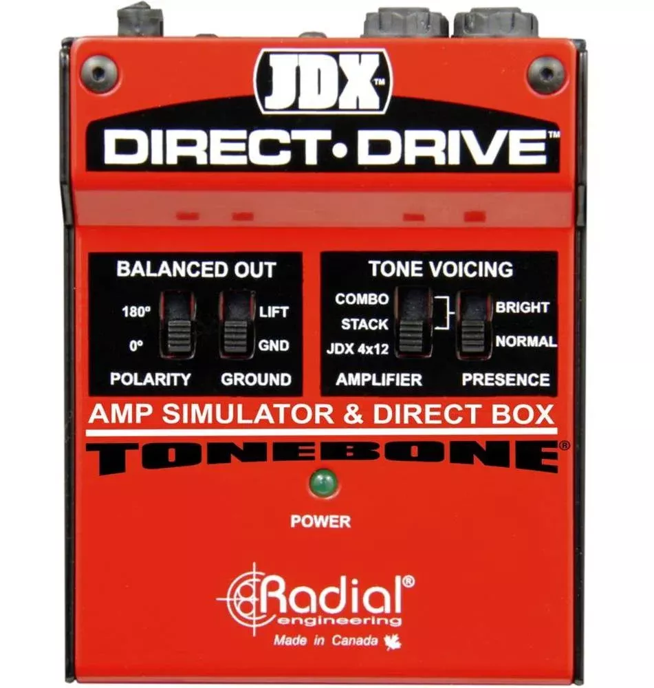 Radial JDX Direct-Drive Amp Simulator And DI Box