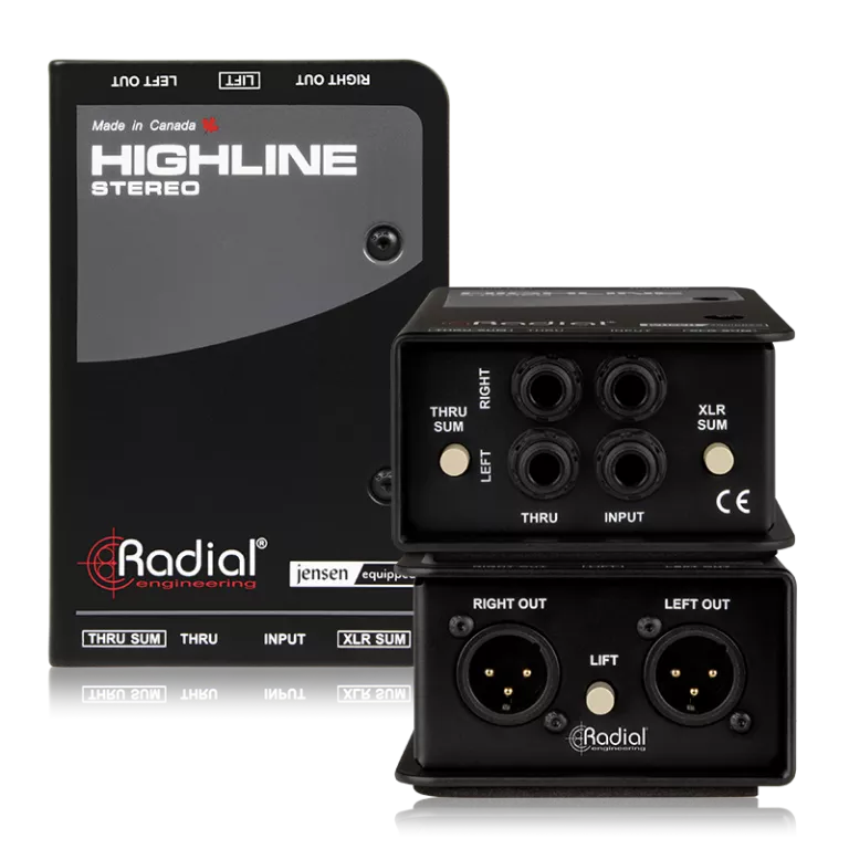 Radial R800153900 Highline Stereo Stereo Passive Line Isolator