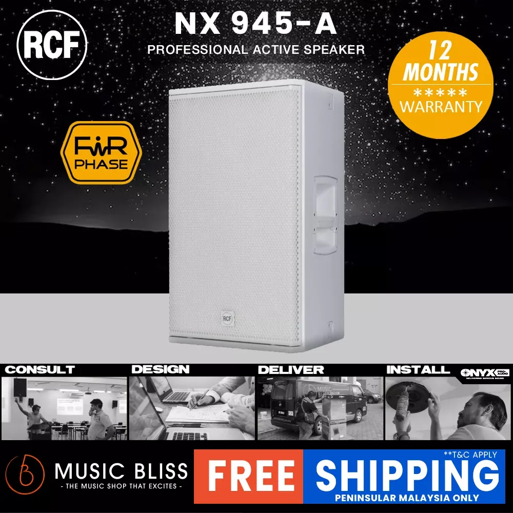 RCF NX 945-A 15” 2-Way Active Speaker – White