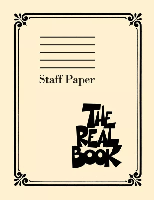 THE REAL BOOK STAFF PAPER 9ST 400PG PERFORATED