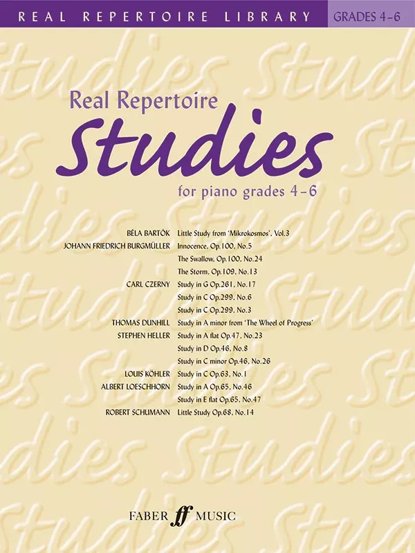Real Repertoire Studies for Piano Grades 4-6: Piano Book