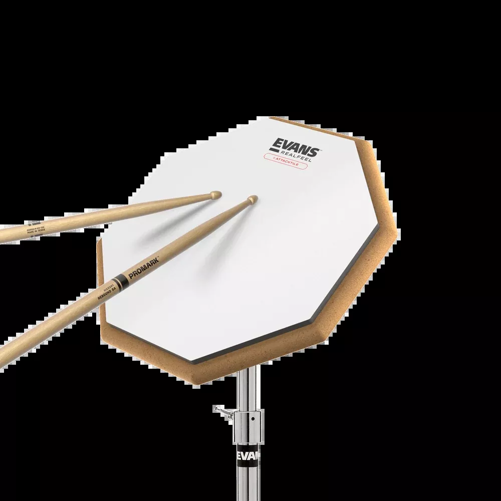 RealFeel by EVANS Attacktile Mountable Drum Pad Scholastic Pack, 10 Inch