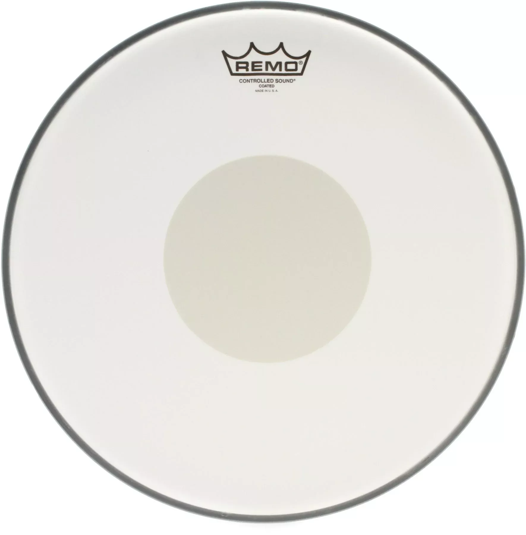 Remo 14" Coated Controlled Sound Batter White Dot On Bottom Drumhead