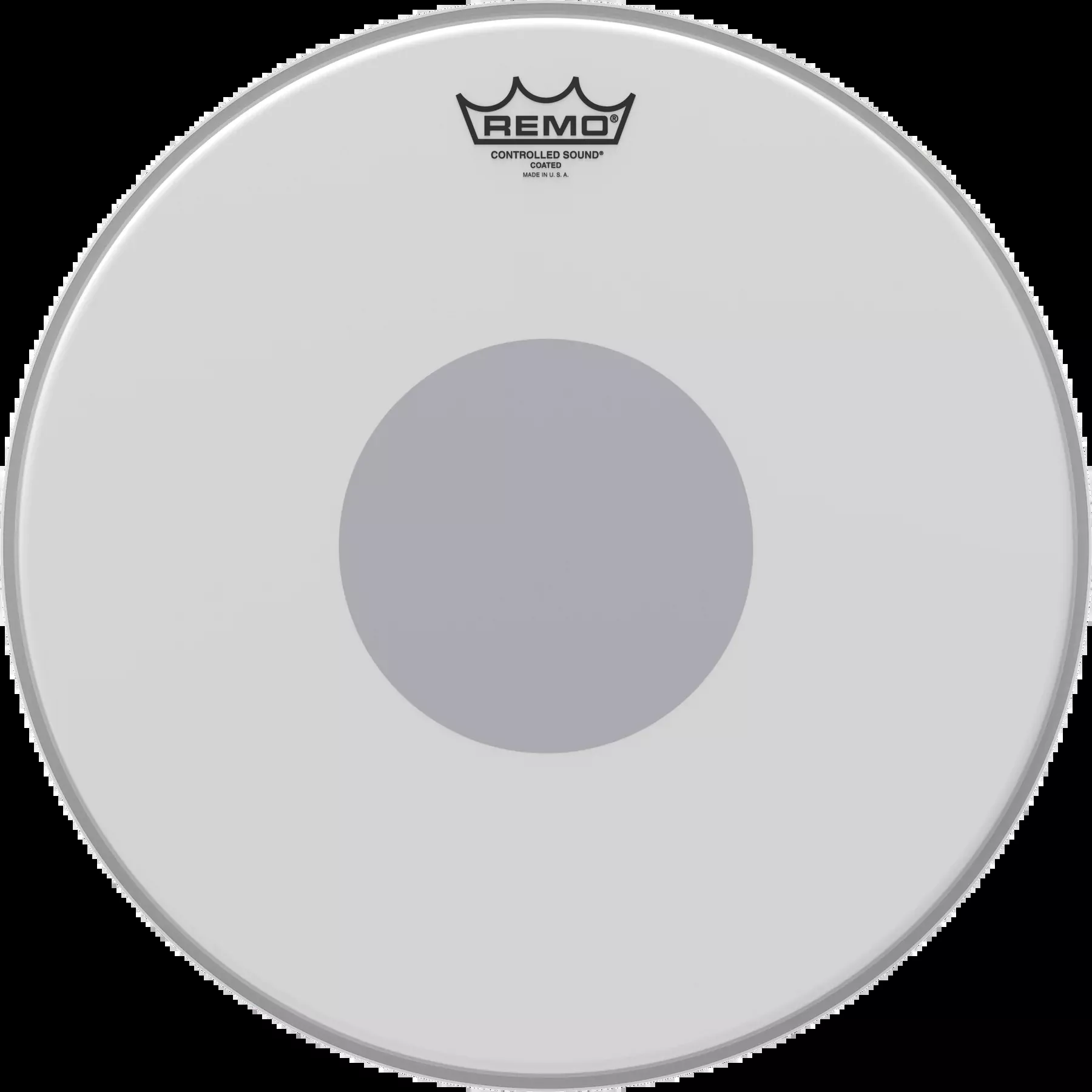 Remo 15" Controlled Sound Coated Batter Bottom Black Dot Drumhead