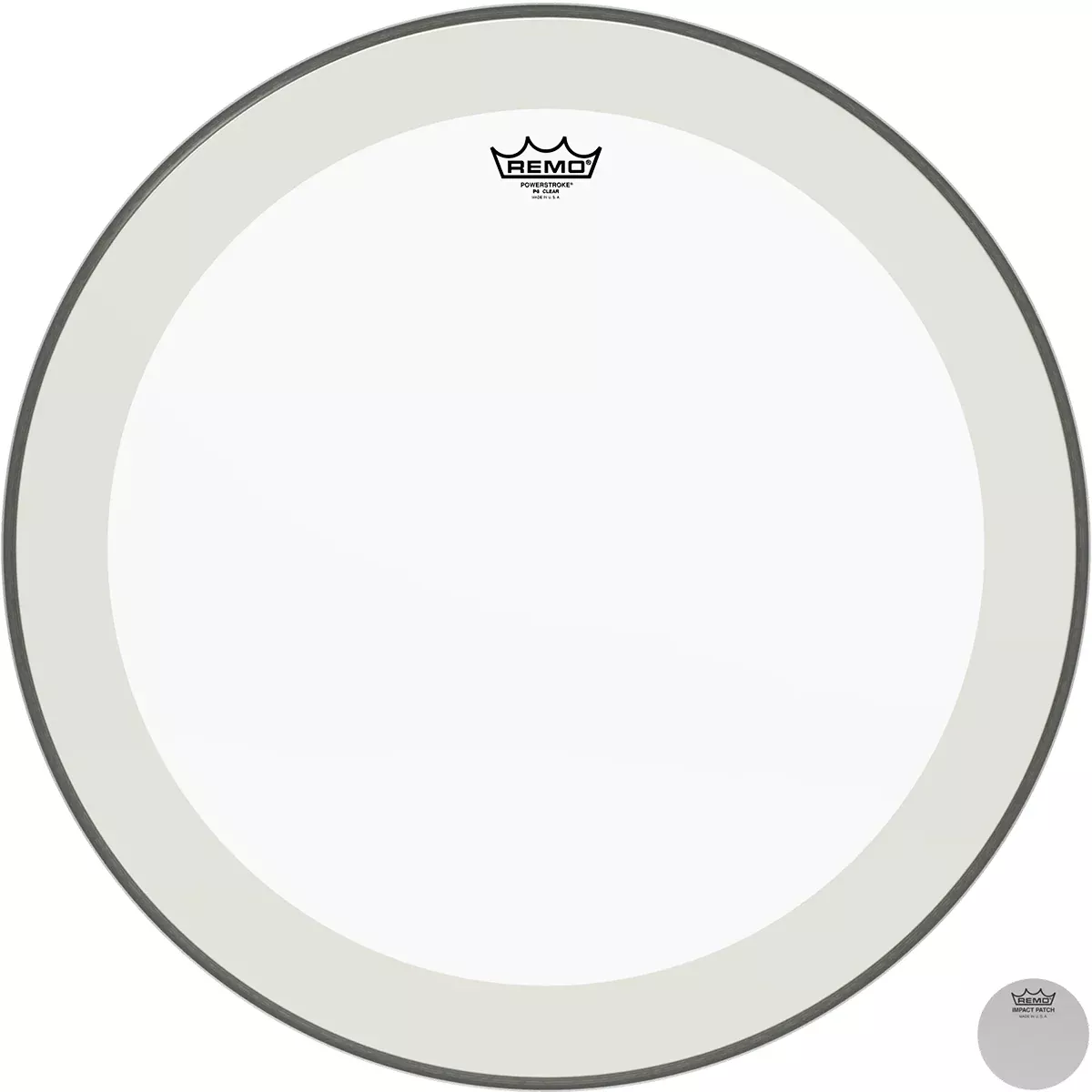 Remo 24" Powerstroke P4 Clear Bass Drumhead