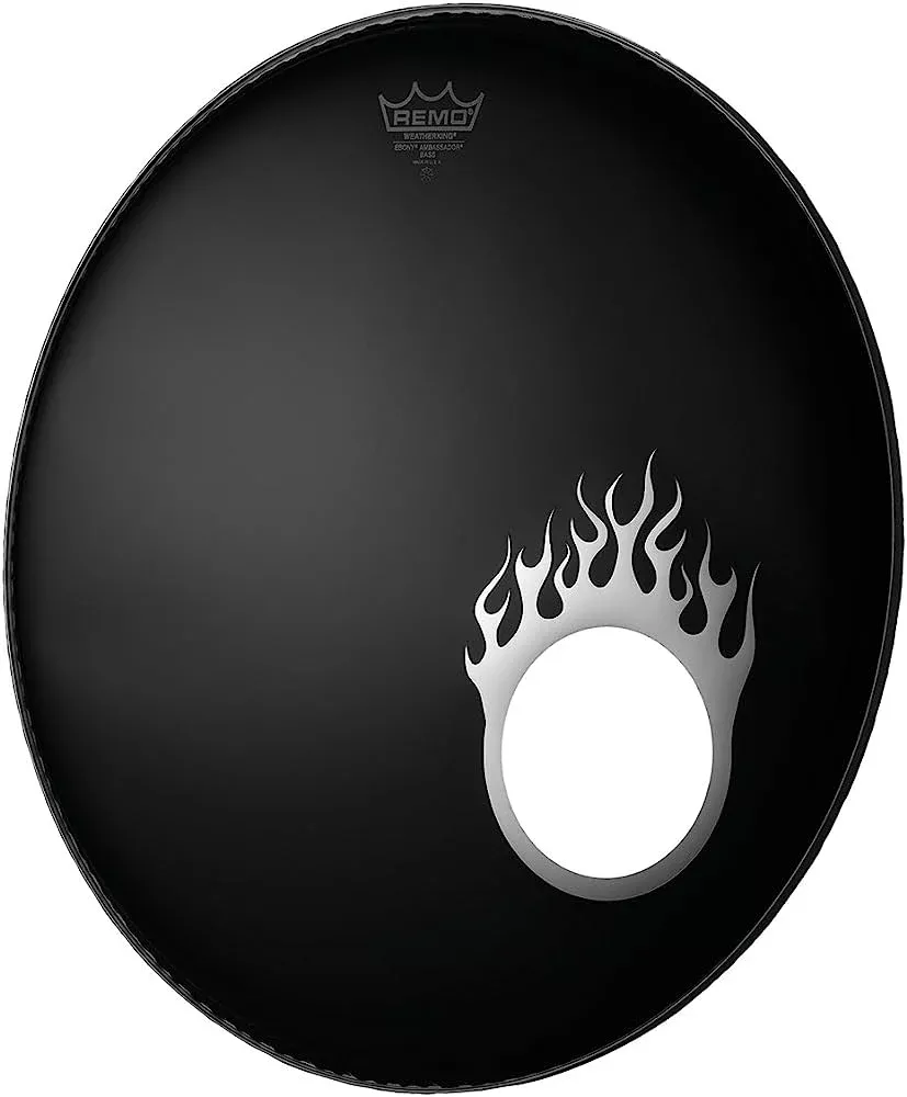 REMO 5" GRAPHIC DYNAMOS FLAME CUTTING TEMPLATE - DM-FL05-10