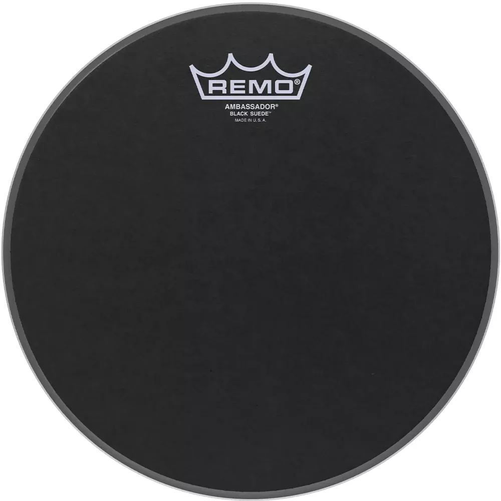 Remo Ambassador Black Suede Batter 10" Drumhead