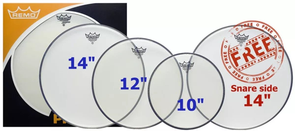 Remo Ambassador Clear Tom Pack