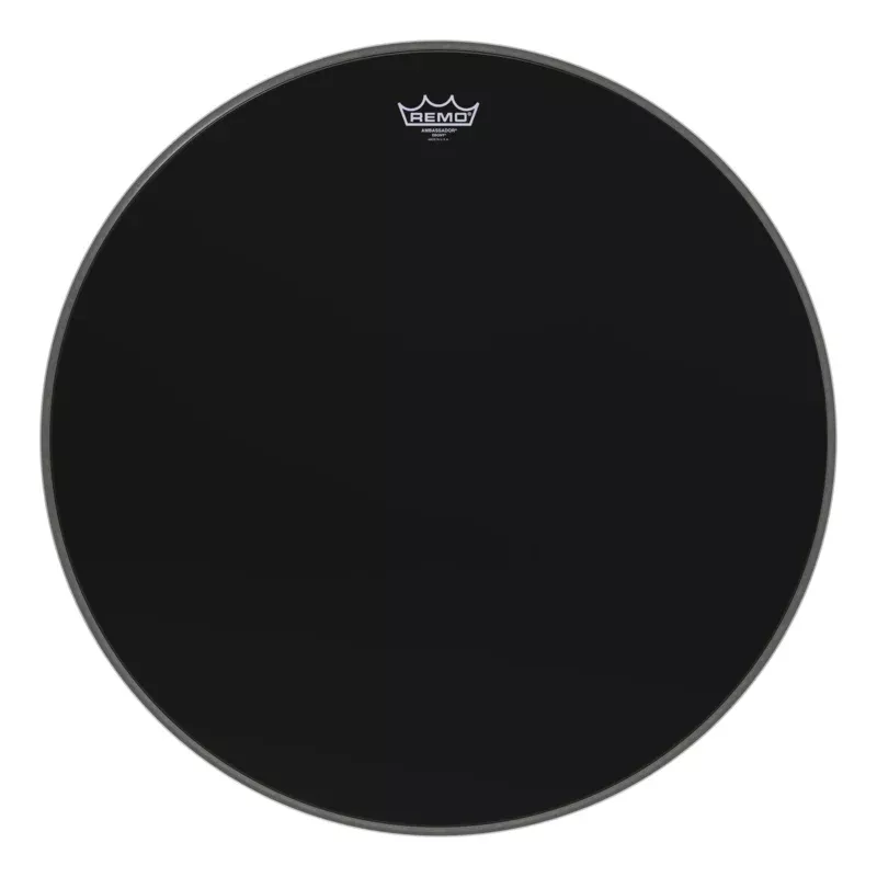 Remo Ambassador Ebony Drumhead – 26″