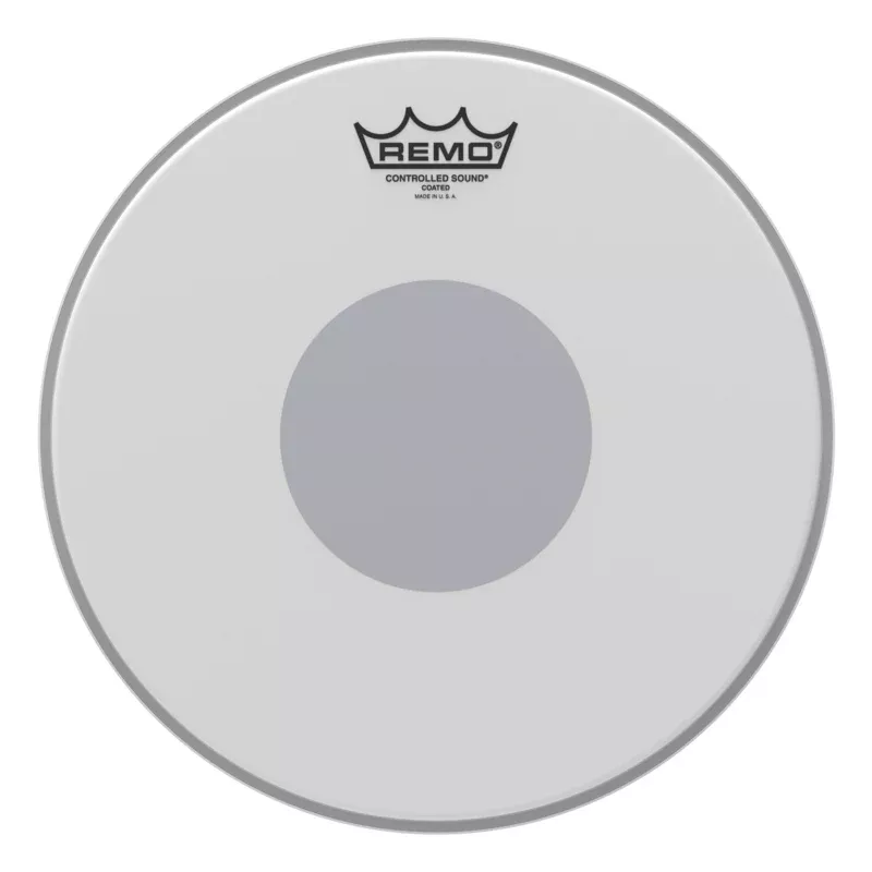 Remo Controlled Sound Coated Black Dot Drumhead – 12″