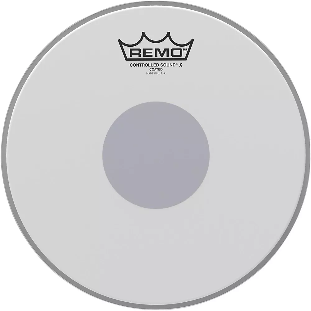 Remo Controlled Sound X With Black Dot On Bottom 10 in. Coated
